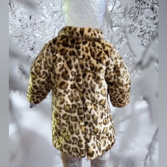 Vintage Baby Ur It, faux leopard coat; sz 12 mos - Picture 4 of 4